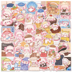 Axolotl Cartoon Stickers Pack - Cute, Funny, Waterproof Decals for Phone, Laptop, Notebook, Suitcase (Online Order Only)