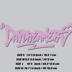 "DAY DREAMERS"DECAL,creative&fashion text for you good look car,high quality for car trucks motorcycles &laptops (ONLINE ORDER ONLY)