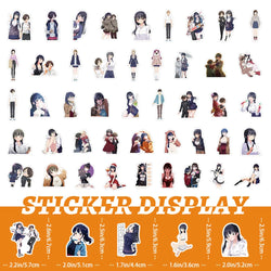 10/30/50PCS Anime The Dangers in My Heart Stickers Graffiti Waterproof Sticker Luggage Phone Notebook Guitar Cup Laptop Decals (ONLINE ORDER ONLY)