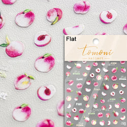 Fig Guava Pitaya Honey Peach Oranges Watermelon Strawberry Apple Pineapple Fruit Nail Art Decoration Stickers Manicure Decals (ONLINE ORDER ONLY)