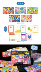 10pcs/lot Fantasy Farm Series Scene Stickers Kawaii Journal Decorative Stickers Idol Card Planner Scrapbooking Album Stationery (ONLINE ORDER ONLY)