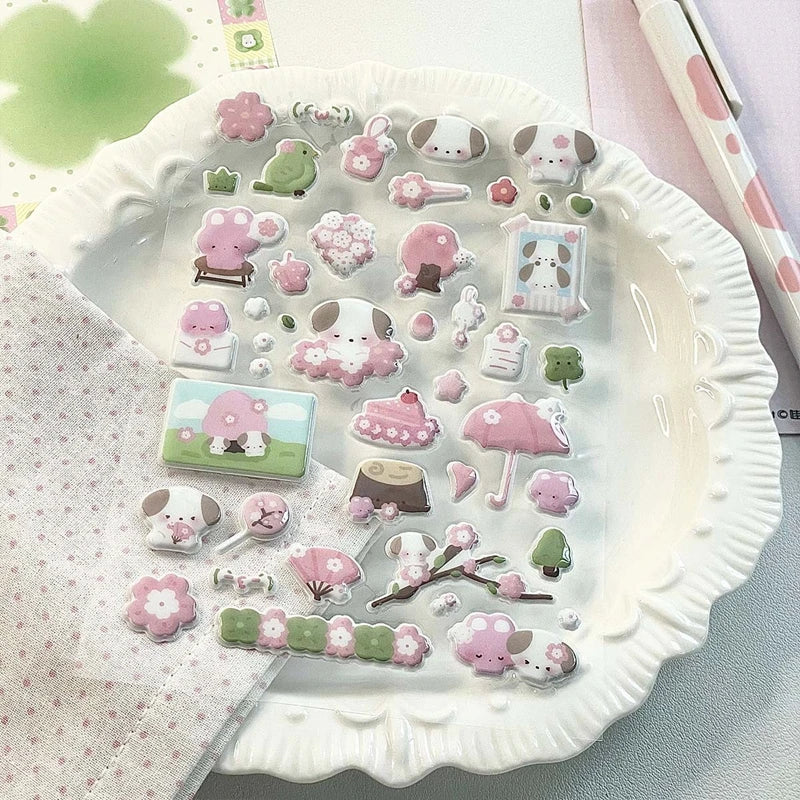 Ins Cute Model Bubble Sticker for Phone Camera Luggage Journal Sticker Kawaii Decoration Sticker Gift (ONLINE ORDER ONLY)