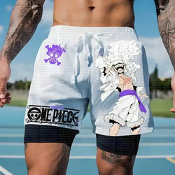 One Piece Running Shorts Straw Hat Gym Shorts (ONLINE ORDER ONLY)