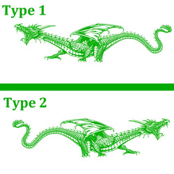 Anime Detachment Car Stickers Beasts And Dragons Picture Decoration Body  Movement Style Die Cutting Waterproof PVC Vinyl Decals (ONLINE ORDER ONLY)