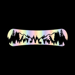 Snowboard For Car Sticker Computer Laptop Stickers Accessories Decorations Bumper Window Die Cutting Vinyl PVC Decals (ONLINE ORDER ONLY)