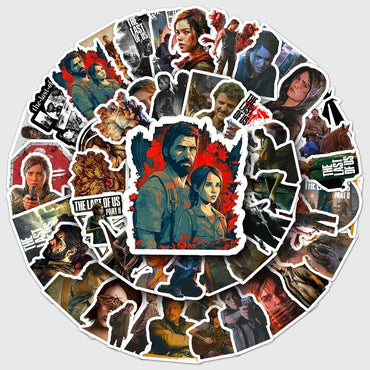 10/50pcs Hot Game the Last of Us 2 Stickers Toy Children Toy Skateboard Helmet Phone Car Tv Show Vinyl Stickers Joel Abby Decal (ONLINE ORDER ONLY)