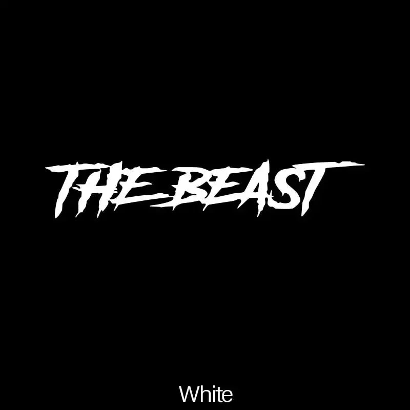 THE BEAST Stickers, For Car,Automobile,Motorbike,Trucks,Windows,Bumper,Waterproof Vinyl Decal (ONLINE ORDER ONLY)