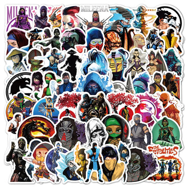 10/30/60PCS Mortal Kombat Graffiti Sticker Game Waterproof Decals DIY Skateboard Water Cup Suitcase Laptop Phone Bike Kids Toy (ONLINE ORDER ONLY)