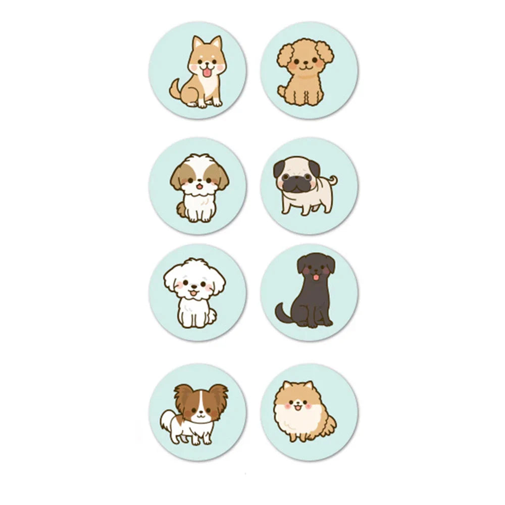 100-500pcs Teacher Reward Sticker Fun Motivation Cat Dog Stickerfor School Teacher Student Stationery Stickers Kids (ONLINE ORDER ONLY)
