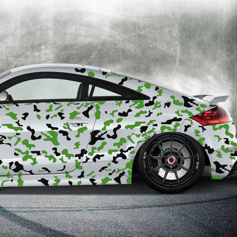 Competition Car Sticker External Accessories Decoration Side Car Side Camouflage Stickers Racing Style Die Cutting Vinyl Decals (ONLINE ORDER ONLY)