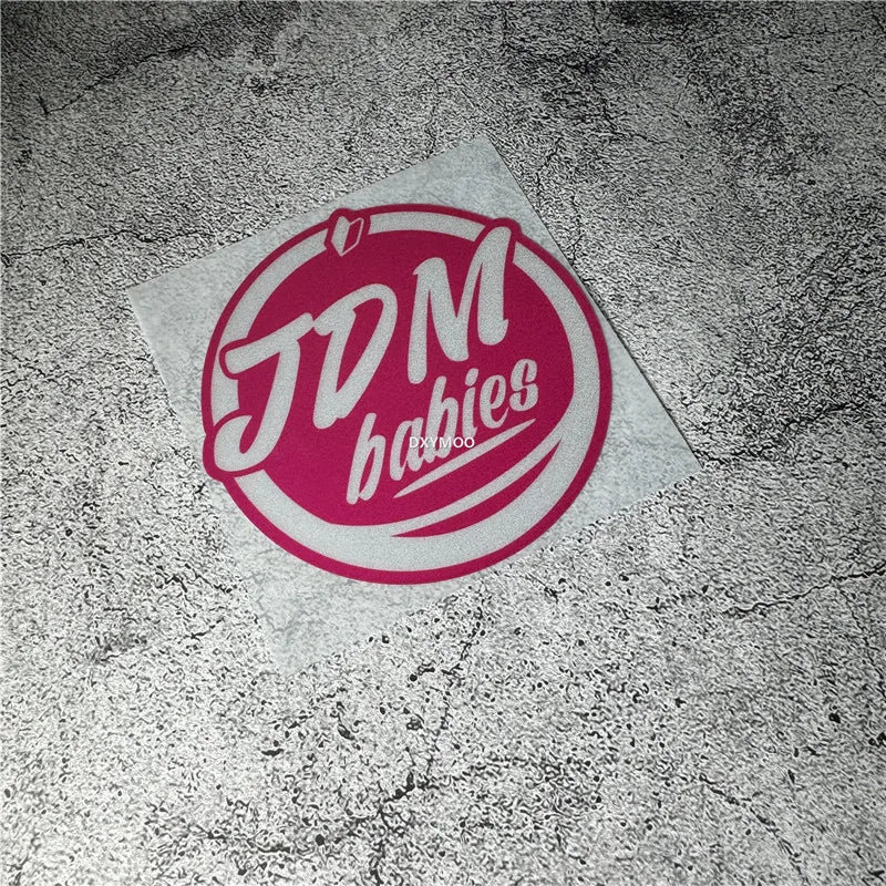 Car Styling Stickers Japanese JDM Babies midnight car special SH Decal Auto Motorbike Helmet Applique Vinyl Tape Window Tape (Online Order Only)