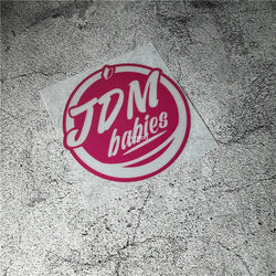 Car Styling Stickers Japanese JDM Babies midnight car special SH Decal Auto Motorbike Helmet Applique Vinyl Tape Window Tape (Online Order Only)