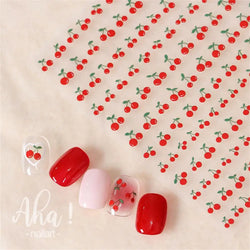 Japanese Style Little Daisy 3D Nail Stickers Summer White Florals Petals Flowers Back Glue Decals Cute Five Petals Manicure Tips (ONLINE ORDER ONLY)