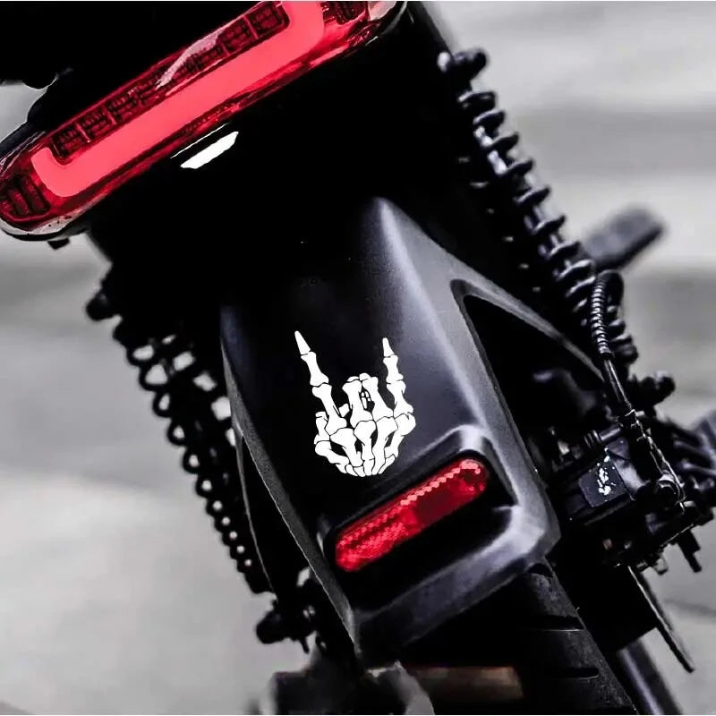 Skull finger Stickers，Elevate Your Car's Look with this Creative Fun Cool Car Sticker! (ONLINE ORDER ONLY)