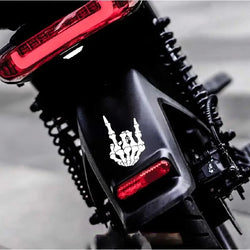 Skull finger Stickers，Elevate Your Car's Look with this Creative Fun Cool Car Sticker! (ONLINE ORDER ONLY)