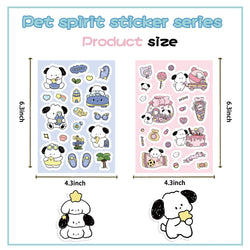 8/16/32pcs Cute Children DIY Puzzle Sticker 8 Animals Dogs Make A Face Funny Assemble Jigsaw Stickers Kids Educational Toys﻿ (ONLINE ORDER ONLY)