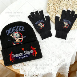 Demon Slayer Hat Gloves Set: Tanjiro Winter Knit Kit (ONLINE ORDER ONLY)