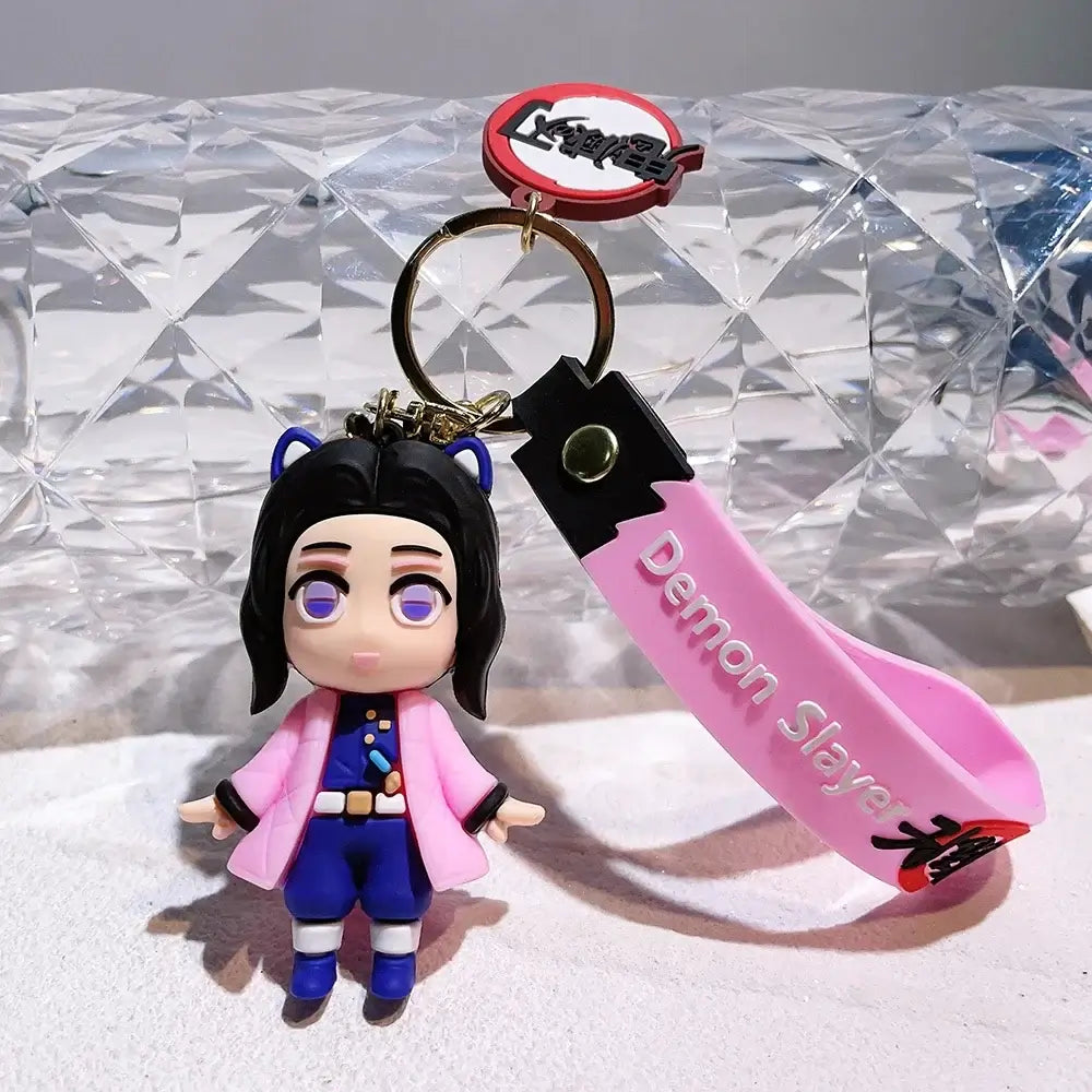 Demon Slayer Keychains: Cute Anime Car & Bag Pendant Accessories (ONLINE ORDER ONLY)