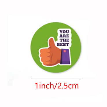 100-500Pcs Teacher Reward Sticker Fun Motivation Animal Sticker For School Teacher Student Stationery Stickers (ONLINE ORDER ONLY)