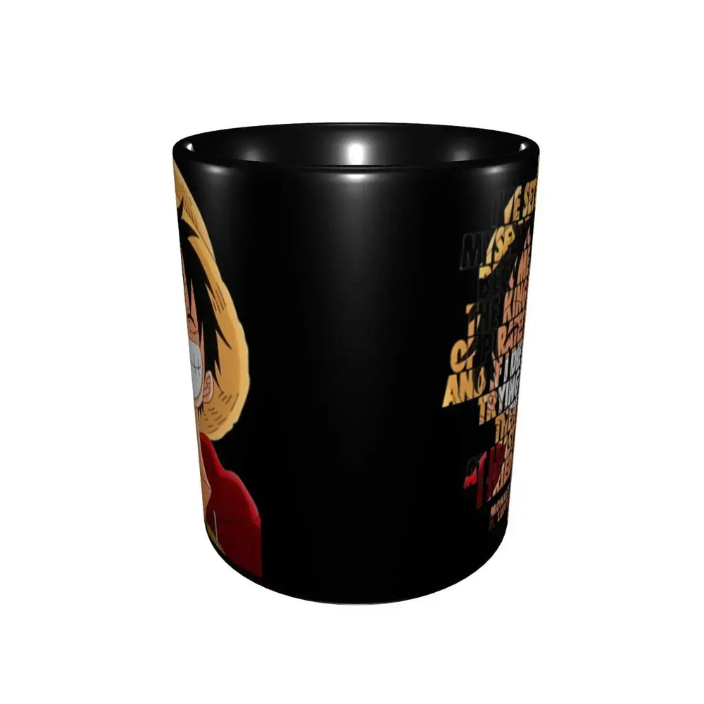 Monkey D Luffy Quotes One Piece Mug: Funny Kids Gift (ONLINE ORDER ONLY)
