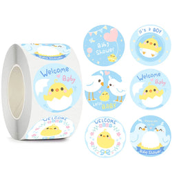 100-500pcs Cute Animal Encourage Sticker Kawaii Children Reward Stickers Creative School Supplies 2.5cm Circle Kids Toy Stickers (ONLINE ORDER ONLY)