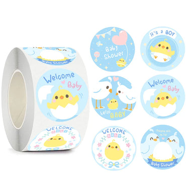 100-500pcs Cute Animal Encourage Sticker Kawaii Children Reward Stickers Creative School Supplies 2.5cm Circle Kids Toy Stickers (ONLINE ORDER ONLY)