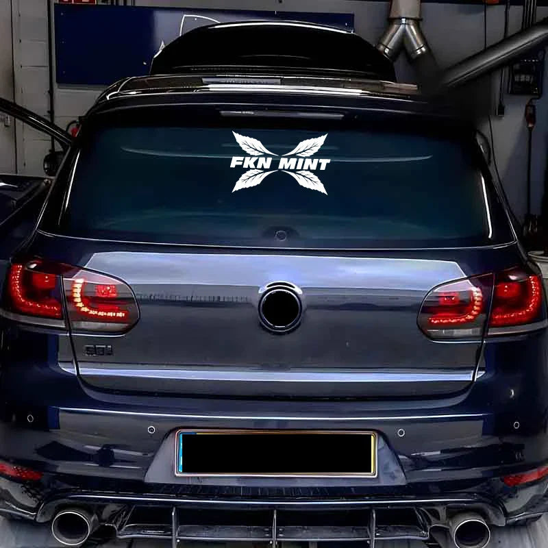 "FKN MINT"stickers,creative decal High Quality And Durable Automobiles Exterior Accessories Self-adhesive Decals (ONLINE ORDER ONLY)