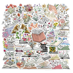 Art Flower Cartoon Stickers 10/30/50pcs Aesthetic Decals for Scrapbook Laptop Guitar Luggage (Online Order Only)
