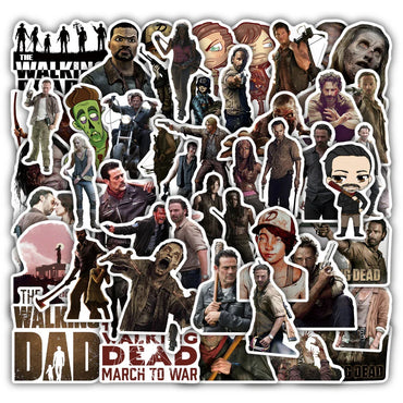 10/30/50pcs TV Show “The Walking Dead” Sticker Packs (ONLINE ORDER ONLY)