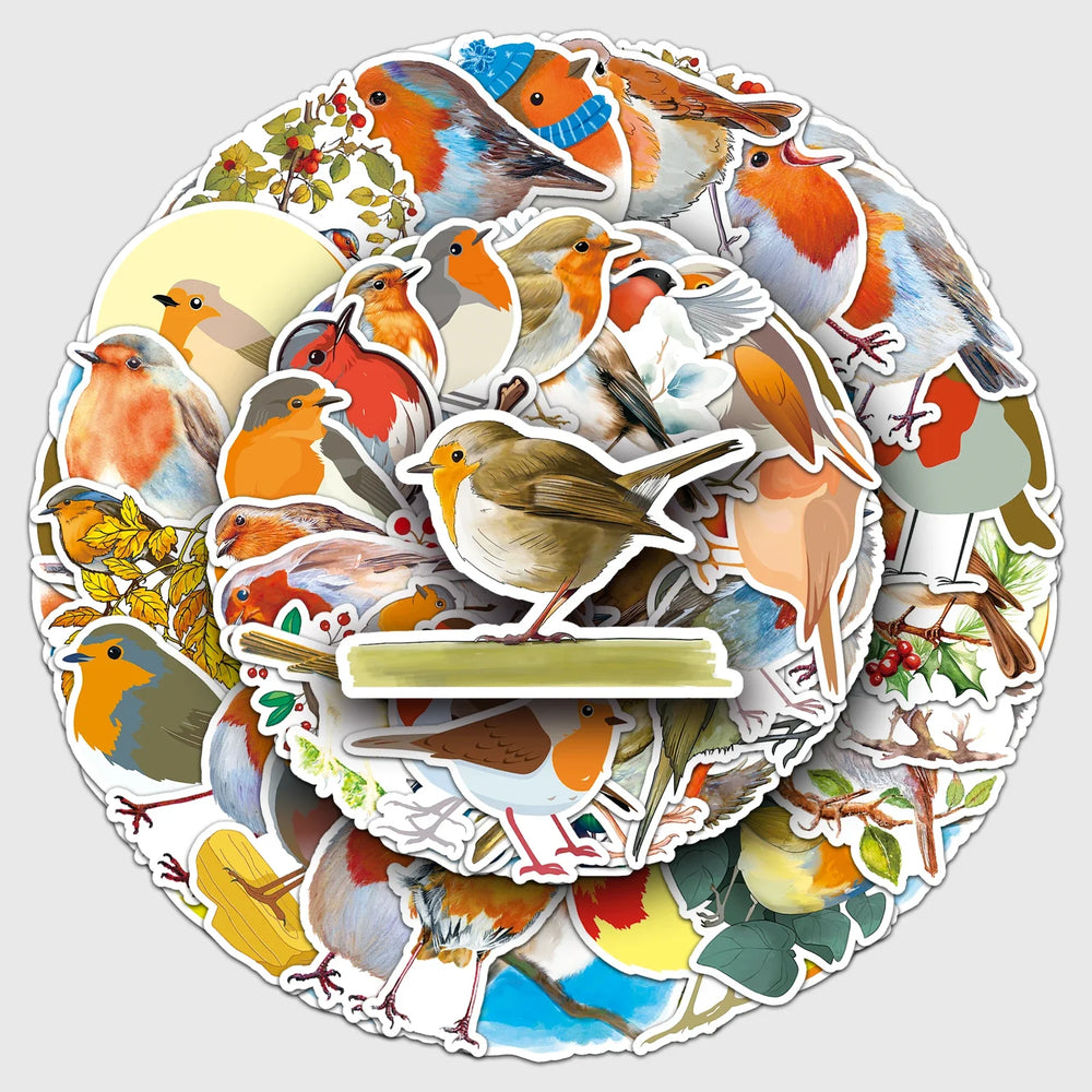 50Pcs Mockingbird Cartoon Waterproof Vinyl Stickers for Skateboard Snowboard Decal (ONLINE ORDER ONLY)