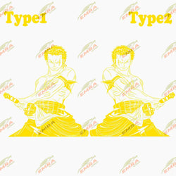 Japanese Anime Car Sticker Cartoon Character External Accessories Big Picture Sports Style Die Cutting Vinyl Decals (ONLINE ORDER ONLY)