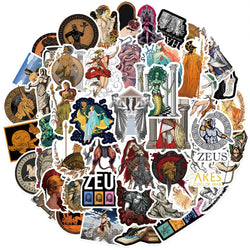 Greek Mythology Art Stickers Decals for Car Bike Luggage Phone Laptop (ONLINE ORDER ONLY)