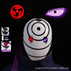Obito Cosplay Mask: High Gloss Akatsuki Anime Prop