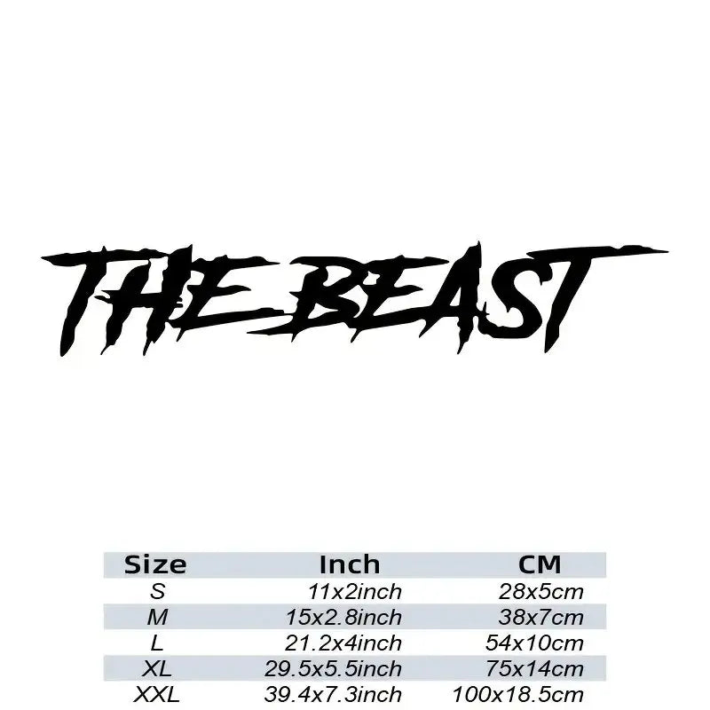 THE BEAST Stickers, For Car,Automobile,Motorbike,Trucks,Windows,Bumper,Waterproof Vinyl Decal (ONLINE ORDER ONLY)