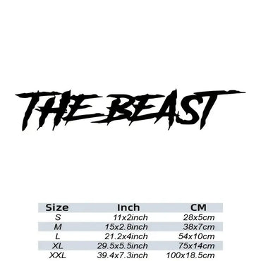 THE BEAST Stickers, For Car,Automobile,Motorbike,Trucks,Windows,Bumper,Waterproof Vinyl Decal (ONLINE ORDER ONLY)