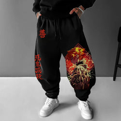 Demon Slayer Anime Men Sweatpants Y2K Streetwear (ONLINE ORDER ONLY)