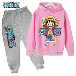 One Piece Hoodies Kids Fashion 2025 Luffy Pullover (ONLINE ORDER ONLY)