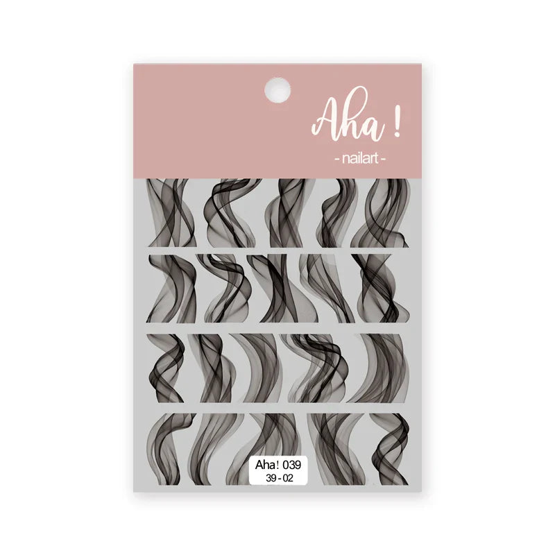 1pc 3D Cloud Moon Design Nail Art Stickers Ultra Thin Self Adhesive Nail Art Decals White Clouds Nail Art Decoration Supplies *N (Online Order Only)