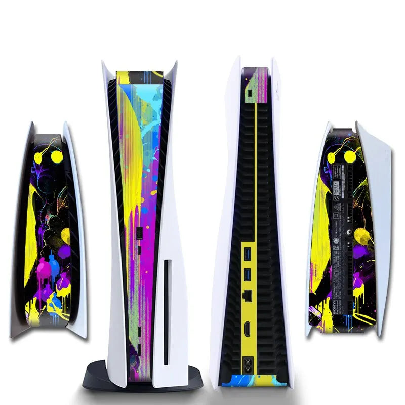 TECTINTE PS5 Disc Console Skin Middle Stickers Protective Shell Replacement (Online Order Only)