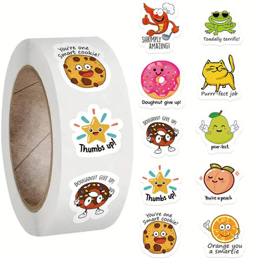 100-500pcs Cute Decal Student  Reward Stickers For Scrapbook Education Kids Gift Learning Motivational Toys Stationery stickers (ONLINE ORDER ONLY)