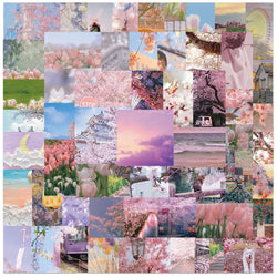 Cute Pink Flower Stickers for Phone, Laptop, Luggage, Guitar, Car - 10/30/65pcs Aesthetic Decals (ONLINE ORDER ONLY)
