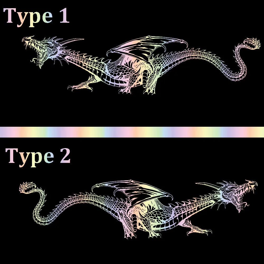 Anime Detachment Car Stickers Beasts And Dragons Picture Decoration Body  Movement Style Die Cutting Waterproof PVC Vinyl Decals (ONLINE ORDER ONLY)