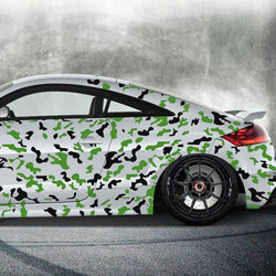 Competition Car Sticker External Accessories Decoration Side Car Side Camouflage Stickers Racing Style Die Cutting Vinyl Decals (ONLINE ORDER ONLY)