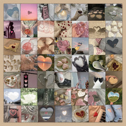 10/30/60PCS Cute Romance Love Stickers Ins Style Decals PVC Waterproof Laptop Phone Fridge Skateboard Luggage Notebook Graffiti (ONLINE ORDER ONLY)