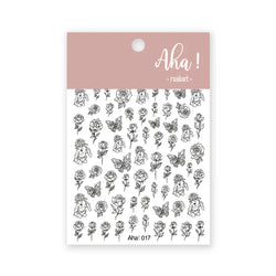 Japanese Style Little Daisy 3D Nail Stickers Summer White Florals Petals Flowers Back Glue Decals Cute Five Petals Manicure Tips (ONLINE ORDER ONLY)