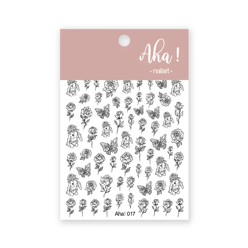 1pc 3D Cloud Moon Design Nail Art Stickers Ultra Thin Self Adhesive Nail Art Decals White Clouds Nail Art Decoration Supplies *N (Online Order Only)