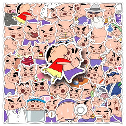 50pcs Buriburizaemon Cartoon Stickers for Luggage, Water Bottles, Phones, Laptops, Scooters, Refrigerators (ONLINE ORDER ONLY)