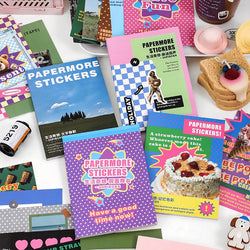 20 sheets Life Fantasy Series Scrapbooking Sticker Book Hand Account Background Decorative Sticker Label DIY Material Stationery (Online Order Only)