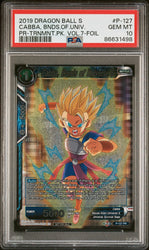 2019 DRAGON BALL SUPER CABBA, BNDS.OF.UNIV. #P-127 - PSA 10 (Online Order Only)