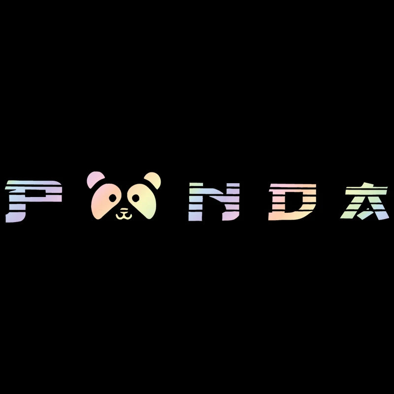 Panda for Car Sticker Decoration Door Windshield Banner External Accessories Die Cut Waterproof Vinyl Decals (ONLINE ORDER ONLY)